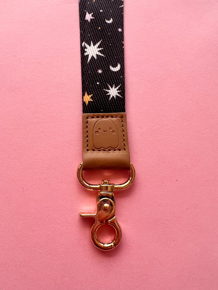 Black Starry Sky Lanyard
