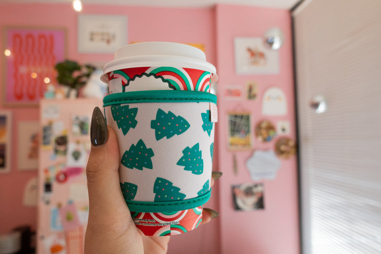 Festive Hot Coffee Sleeve