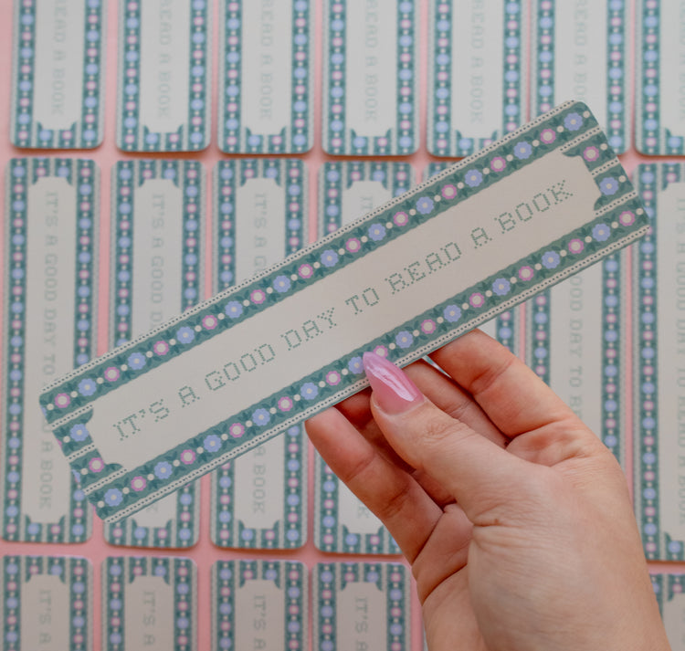 A Good Day to Read a Book Paper Bookmark