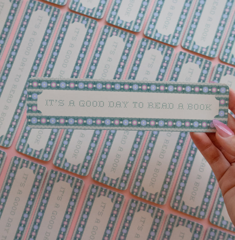 A Good Day to Read a Book Paper Bookmark