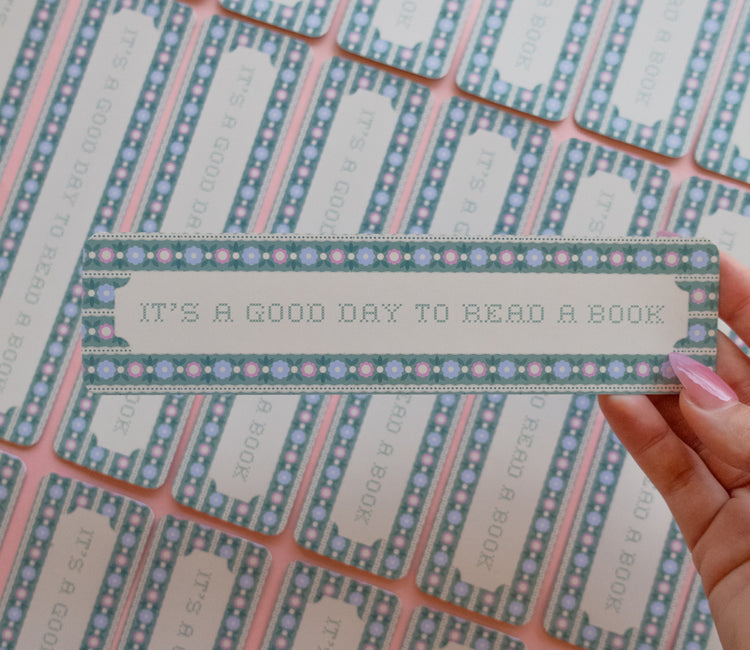A Good Day to Read a Book Paper Bookmark