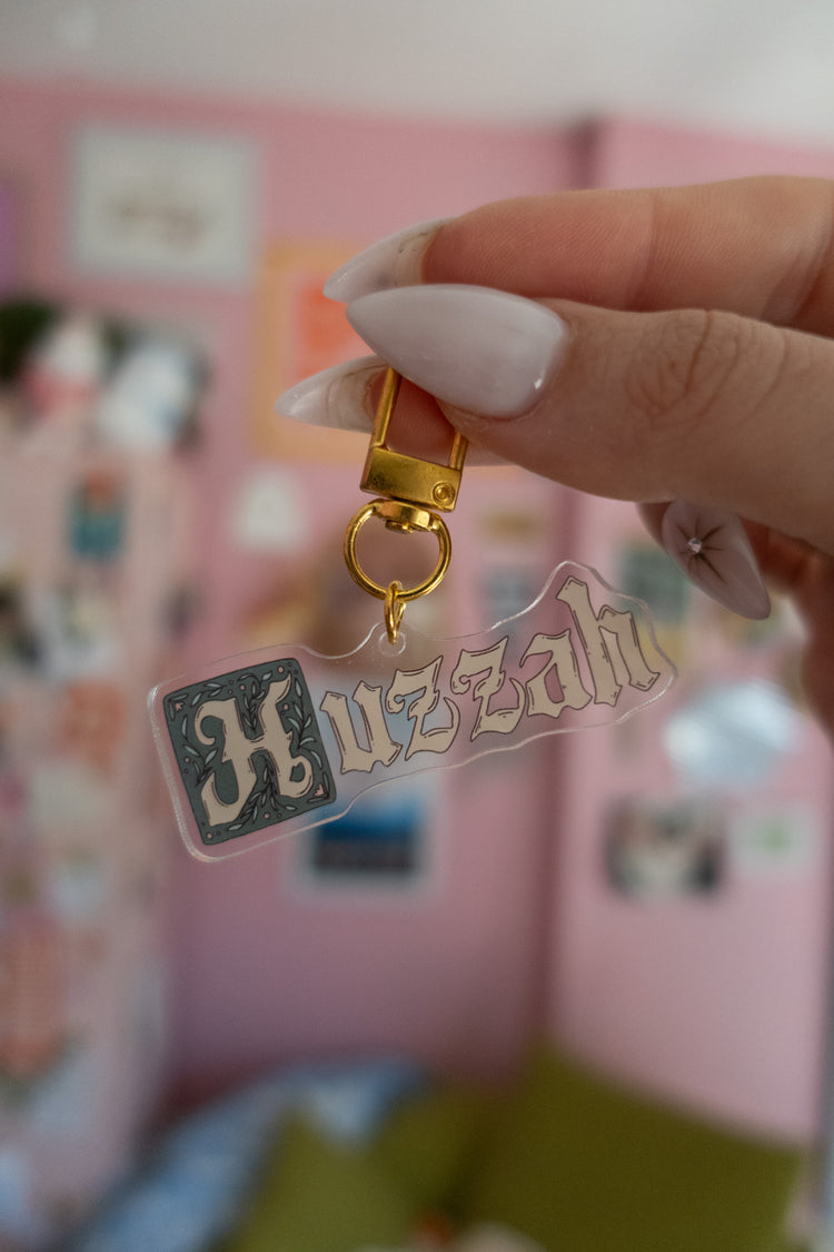 Huzzah Keychain