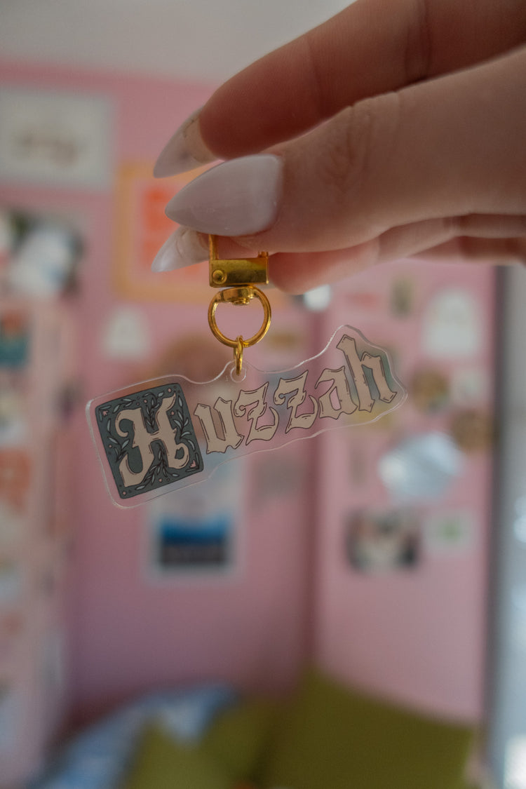 Huzzah Keychain