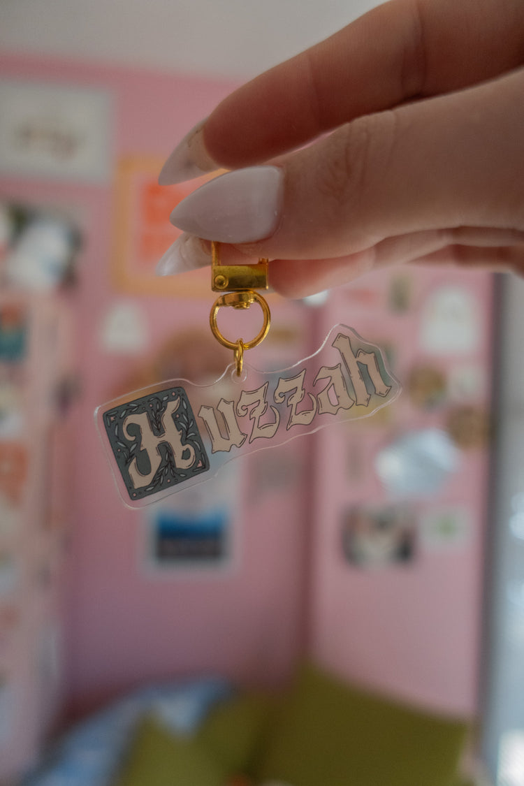 Huzzah Keychain