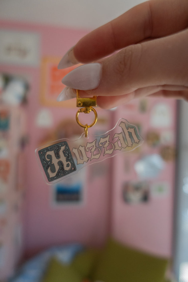 Huzzah Keychain