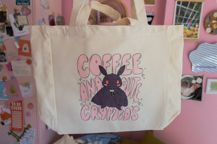 Coffee + Cryptids Canvas Bag