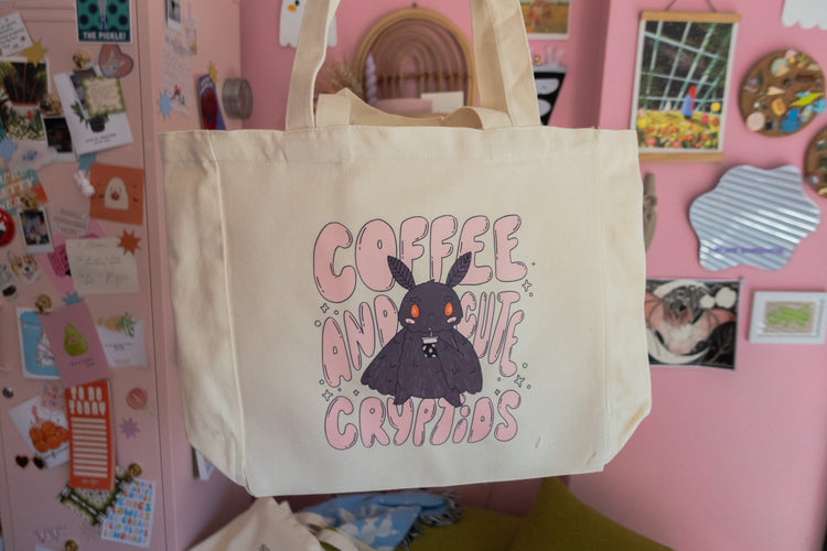 Coffee + Cryptids Canvas Bag