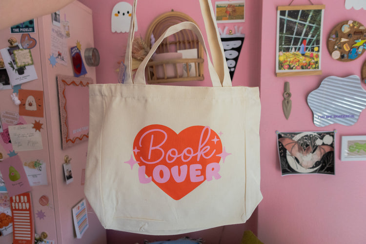 Book Lover Canvas Bag