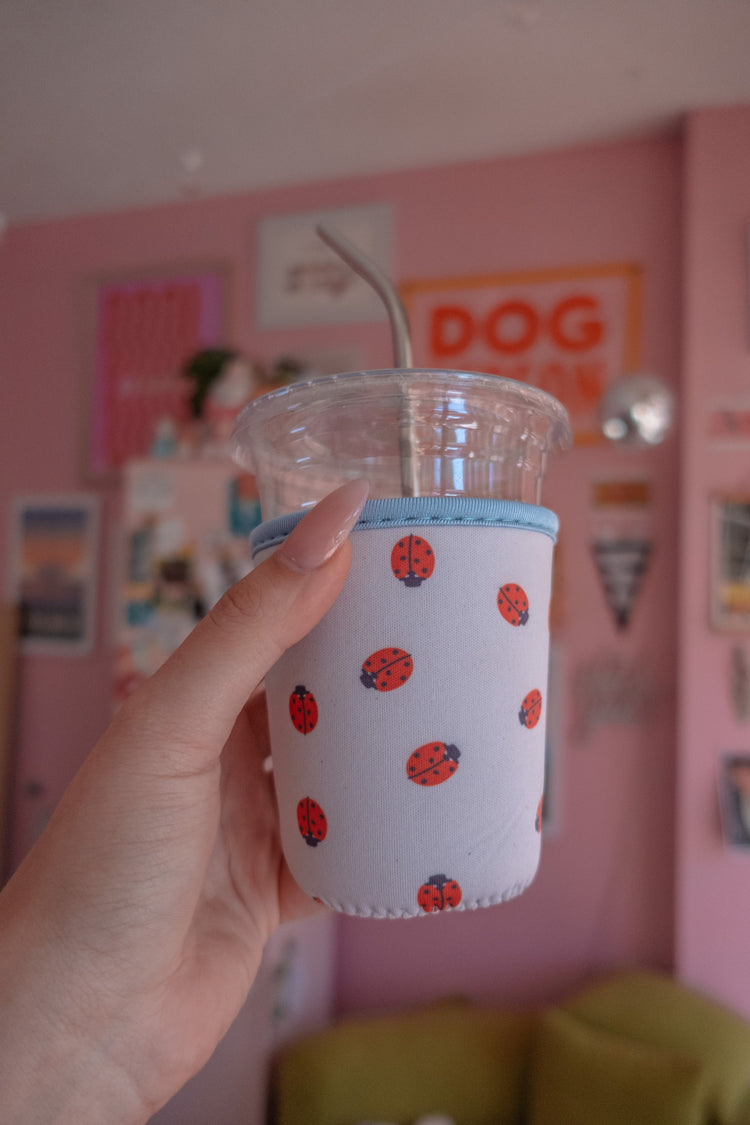 Ladybug Coffee Sleeve