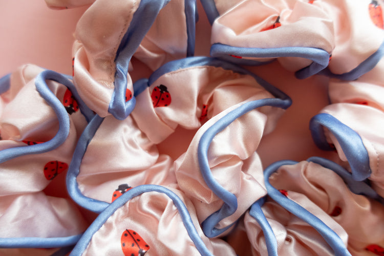 Ladybug Scrunchie