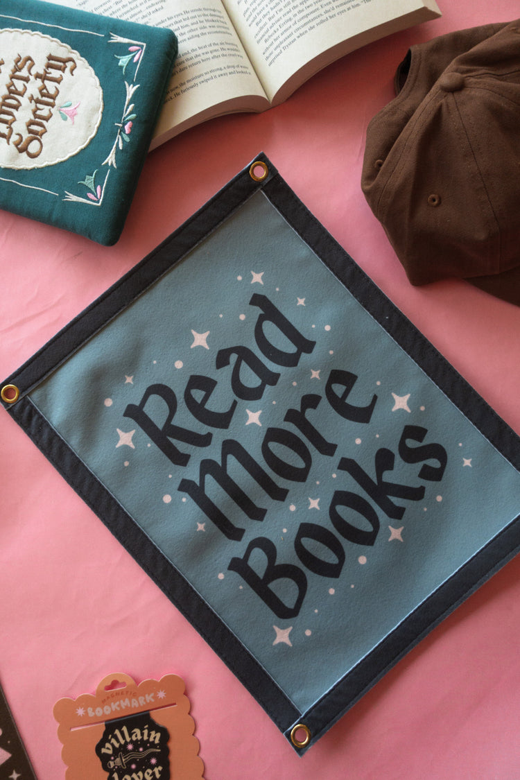 Read More Books Felt Banner