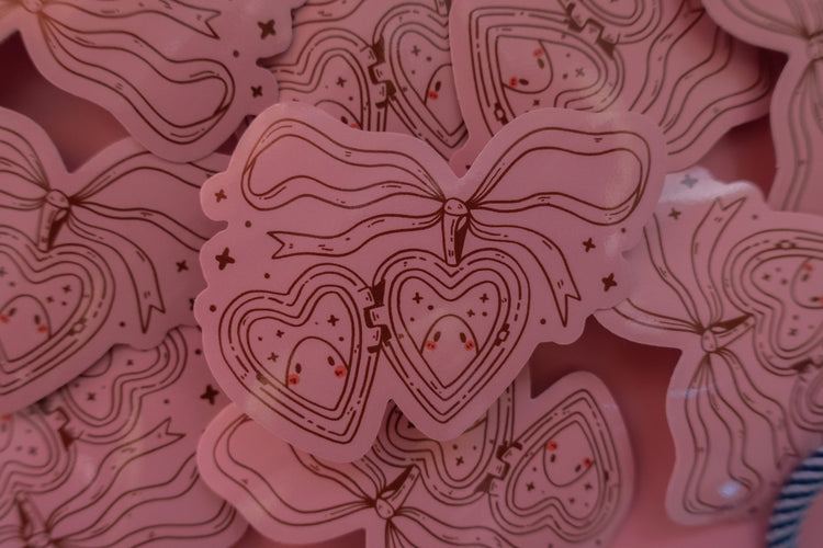 Ghostie Locket Sticker