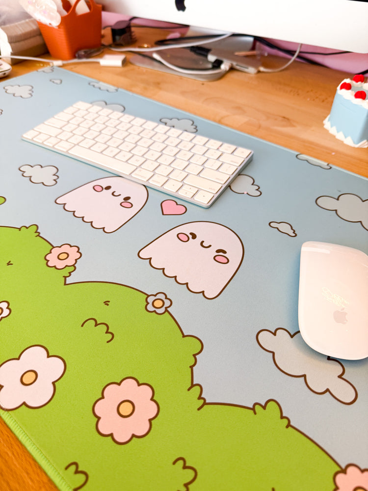 Ghostie Friends Desk Mat