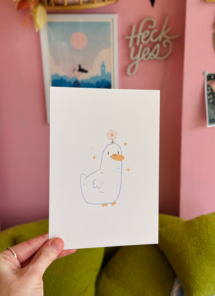 Handsome Duck 5x7 Print