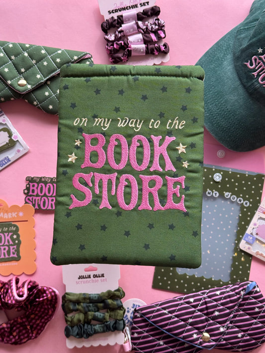 Starry Green Book & Kindle/E-Reader Sleeve