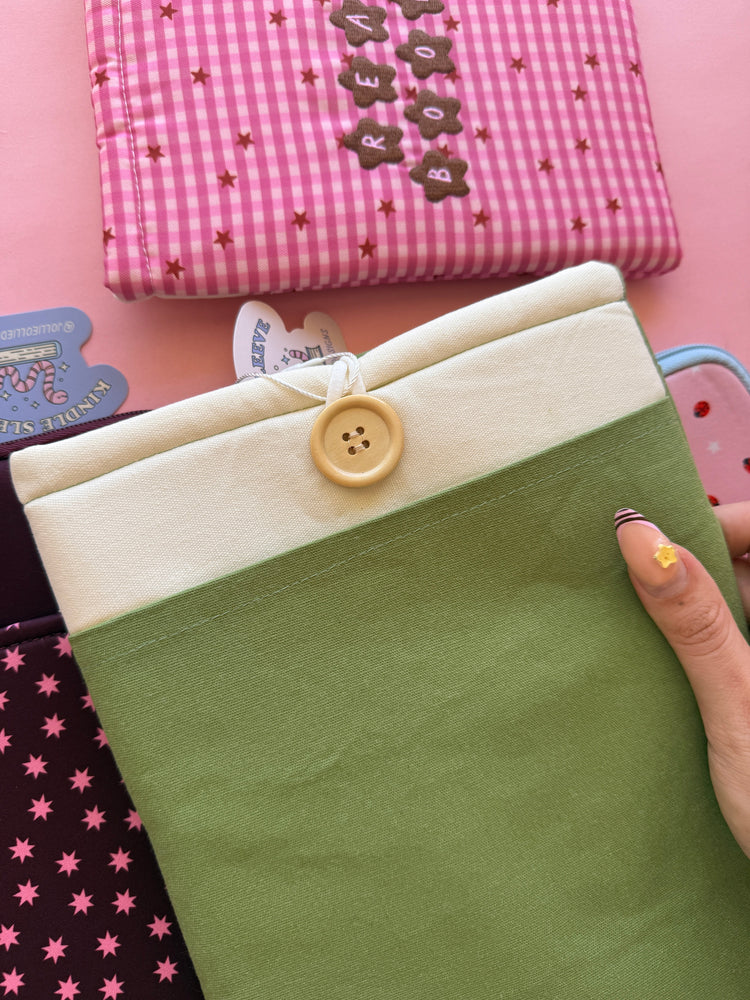 Book Club Babe Embroidered Book & Kindle/E-Reader Sleeve