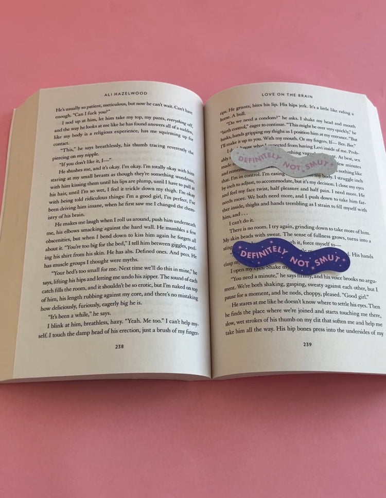 Definitely Not Smut Sparkly Pink Sticker