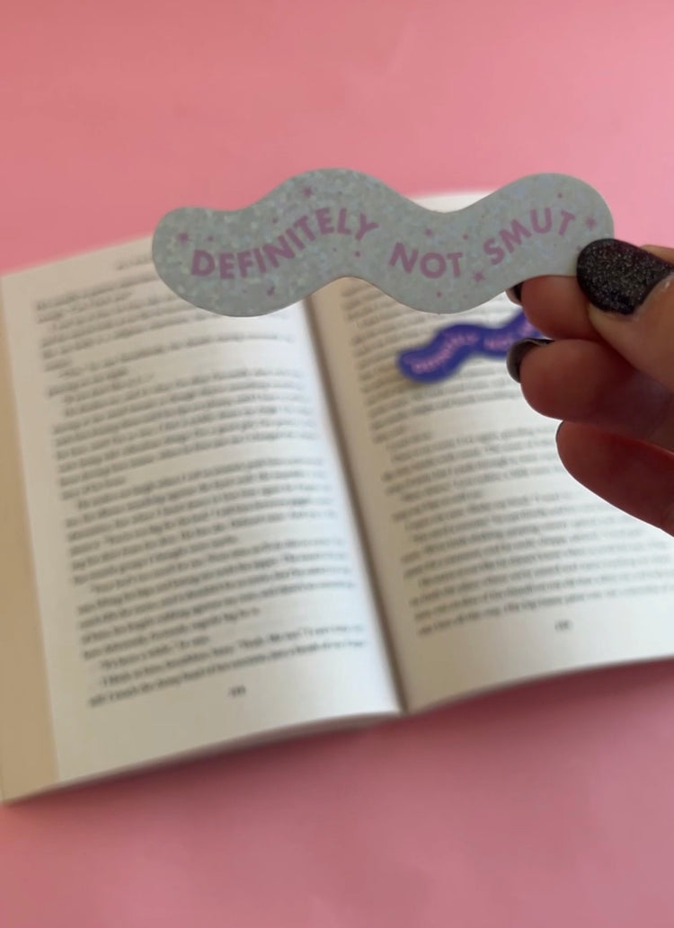 Definitely Not Smut Sparkly Pink Sticker