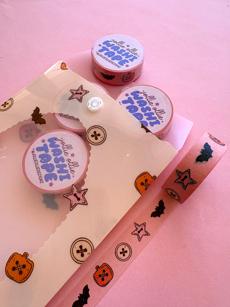 Spooky Buttons Washi Tape