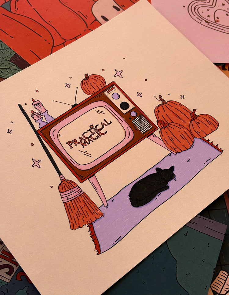 Magical Movie Night 8x10 Print