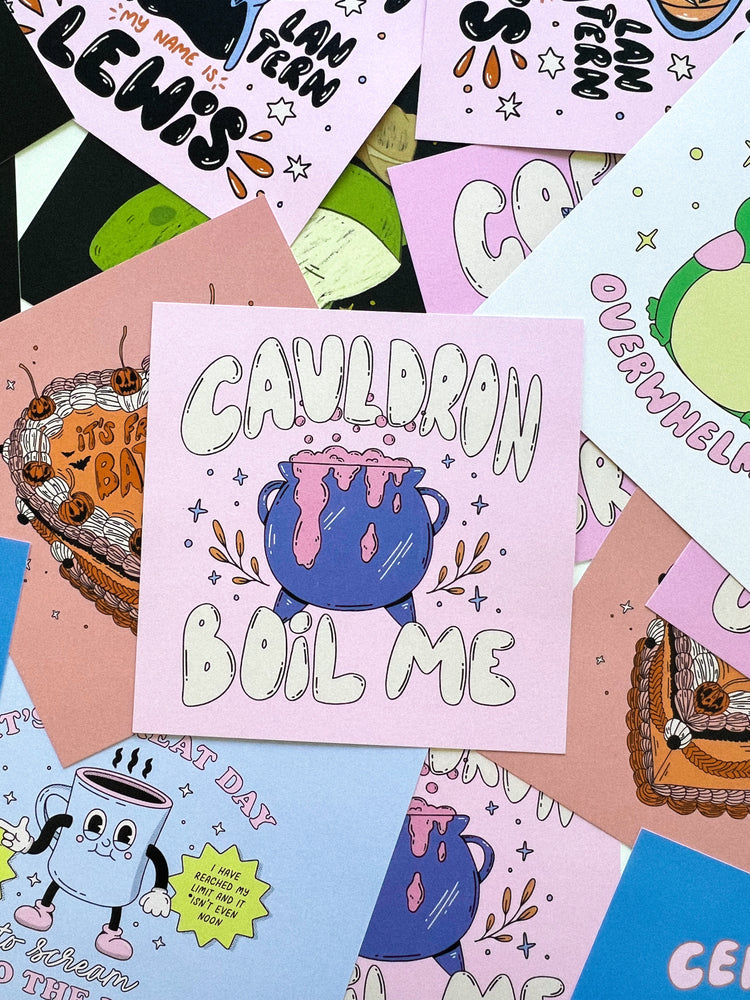 Cauldron Boil Me 8x8 Print