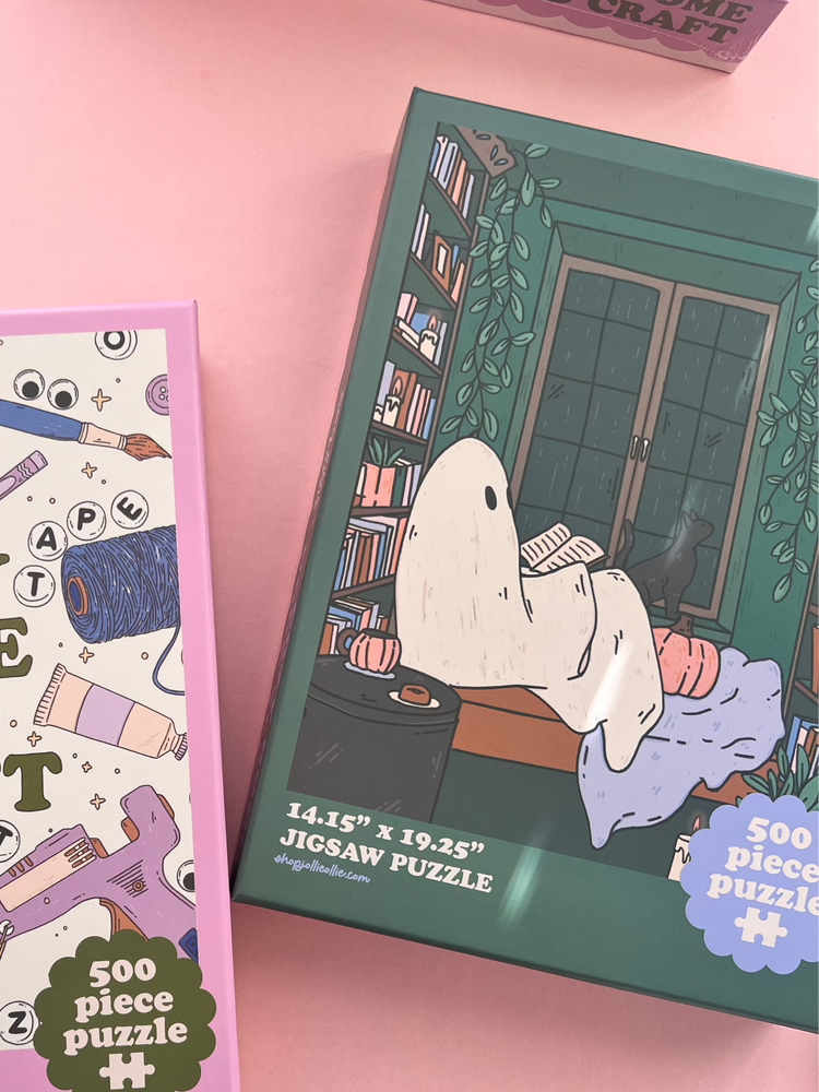 Cozy Book Nook 500 Piece Puzzle
