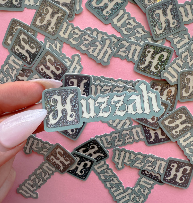 HUZZAH! Sticker