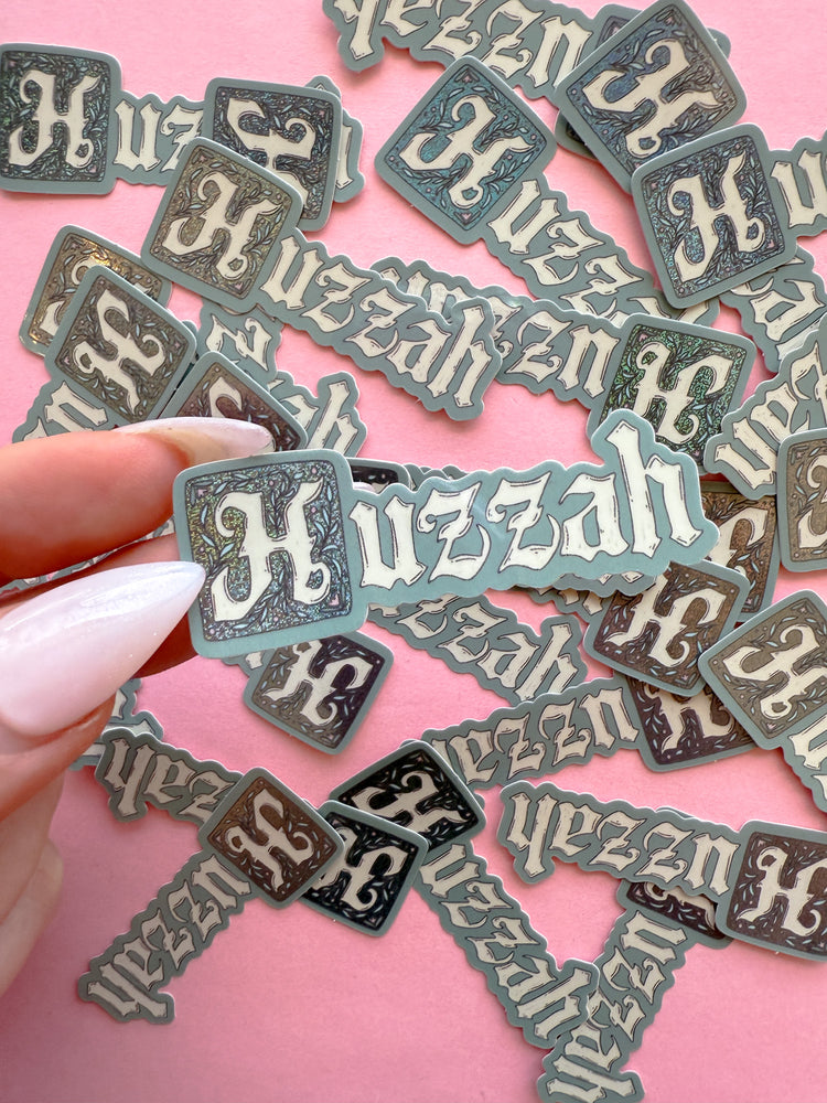 HUZZAH! Sticker