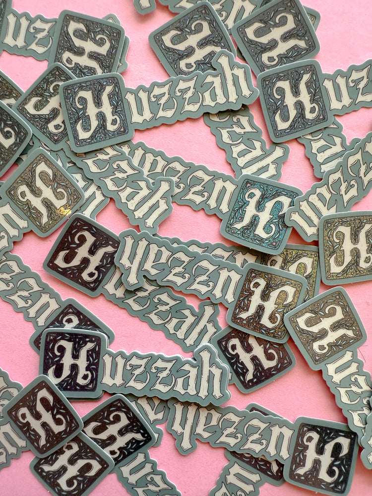 HUZZAH! Sticker