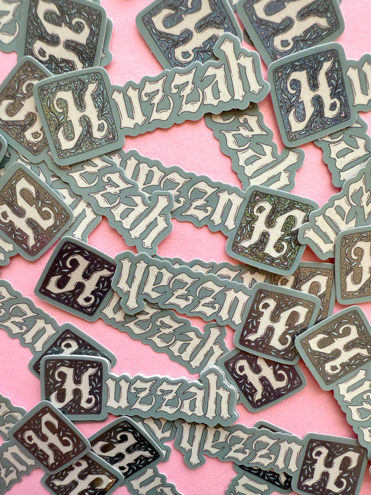 HUZZAH! Sticker