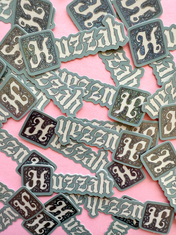HUZZAH! Sticker
