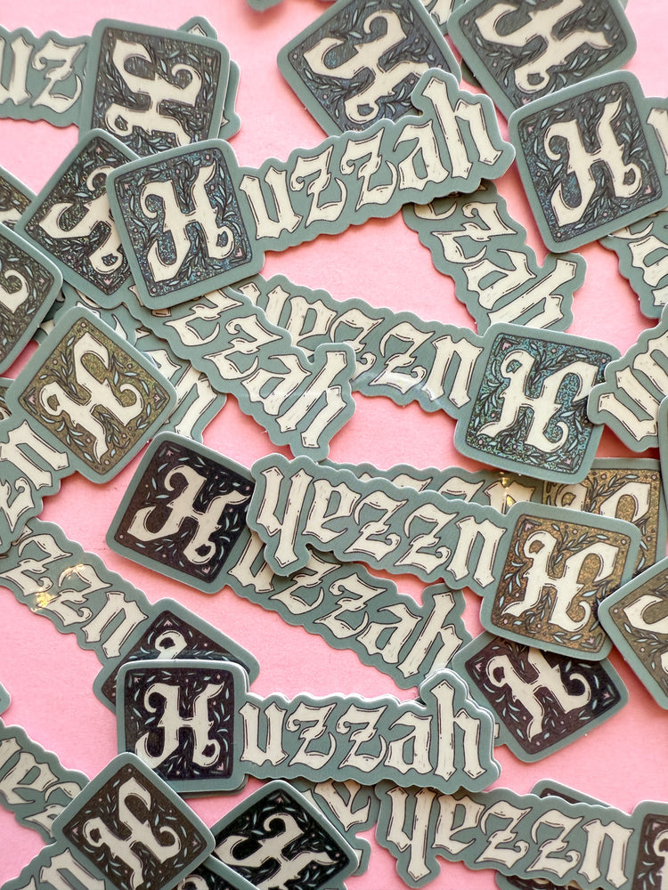 HUZZAH! Sticker