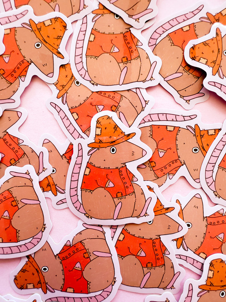Farmer Rat Sticker