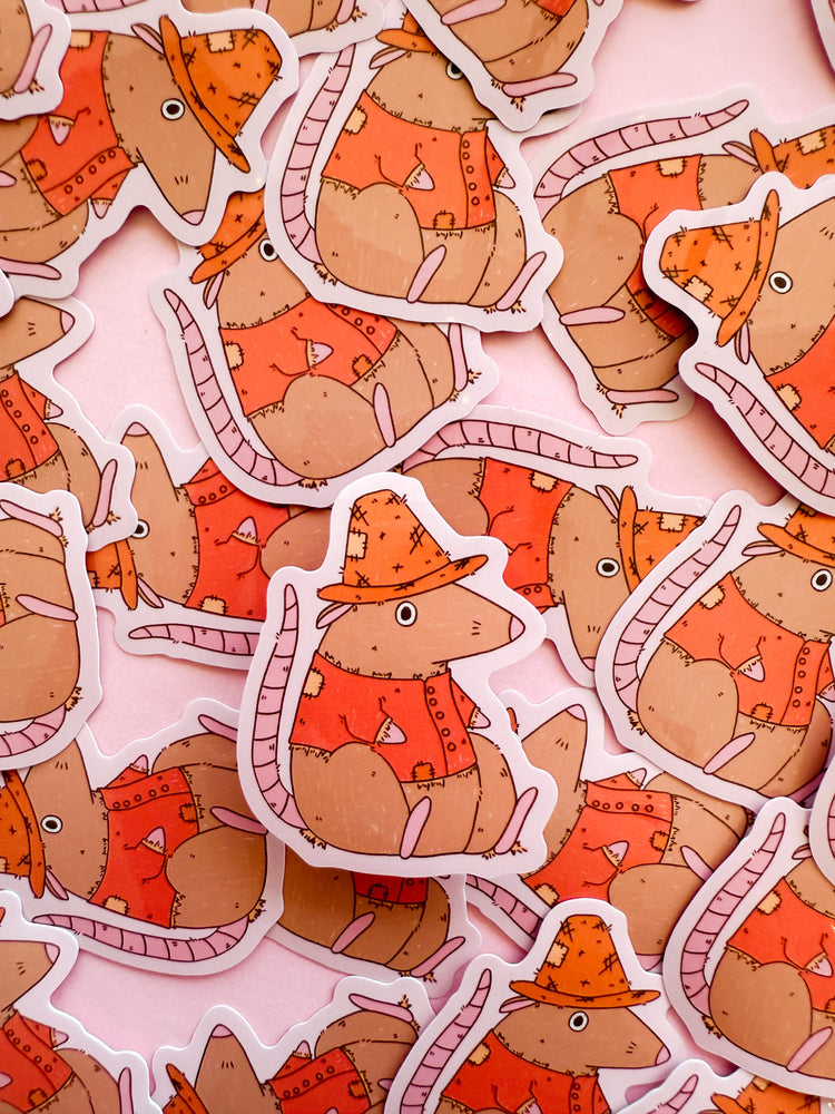 Farmer Rat Sticker
