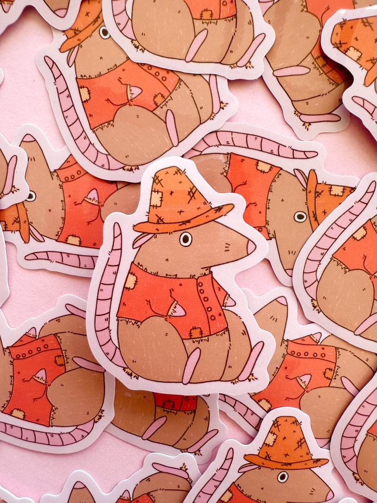 Farmer Rat Sticker