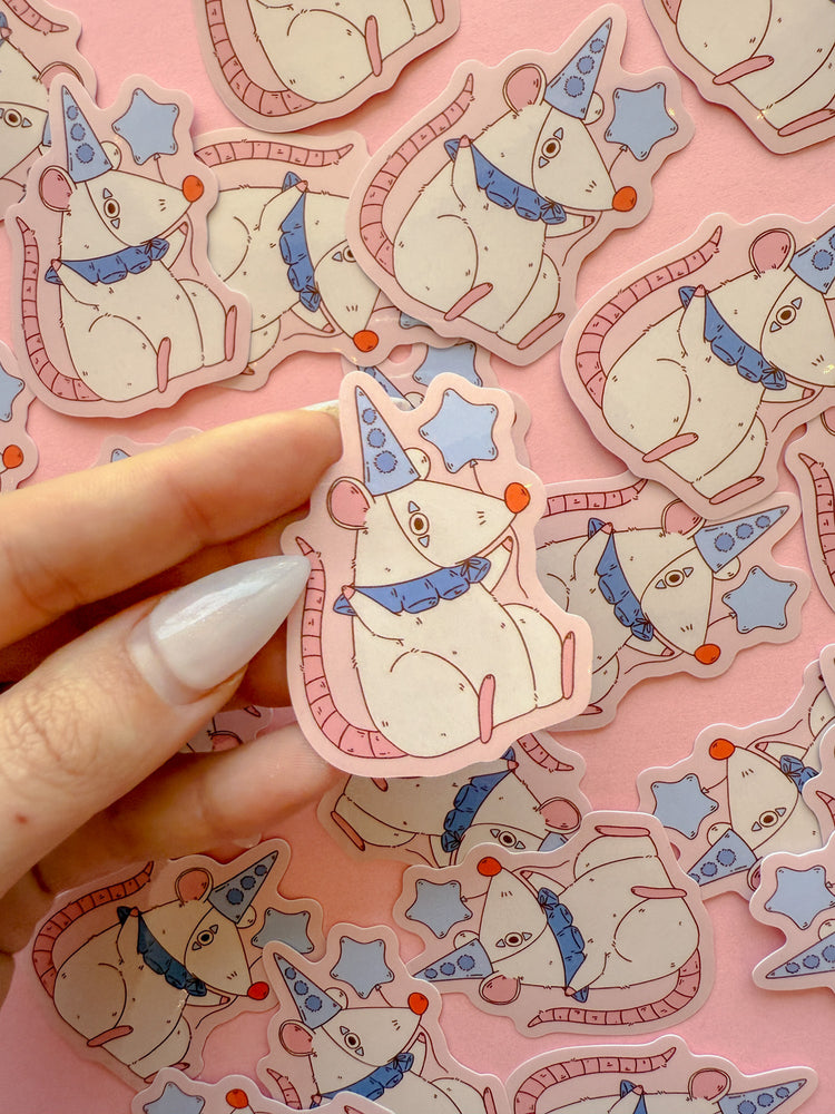 Clown Rat Sticker