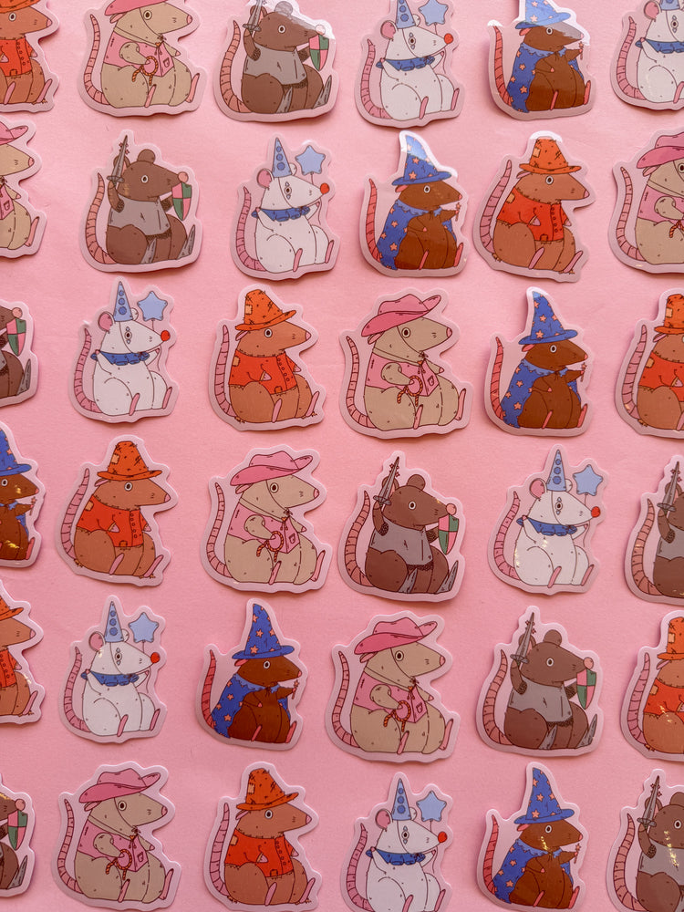 Wizard Rat Sticker