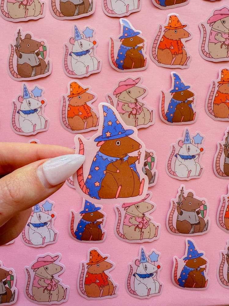 Wizard Rat Sticker