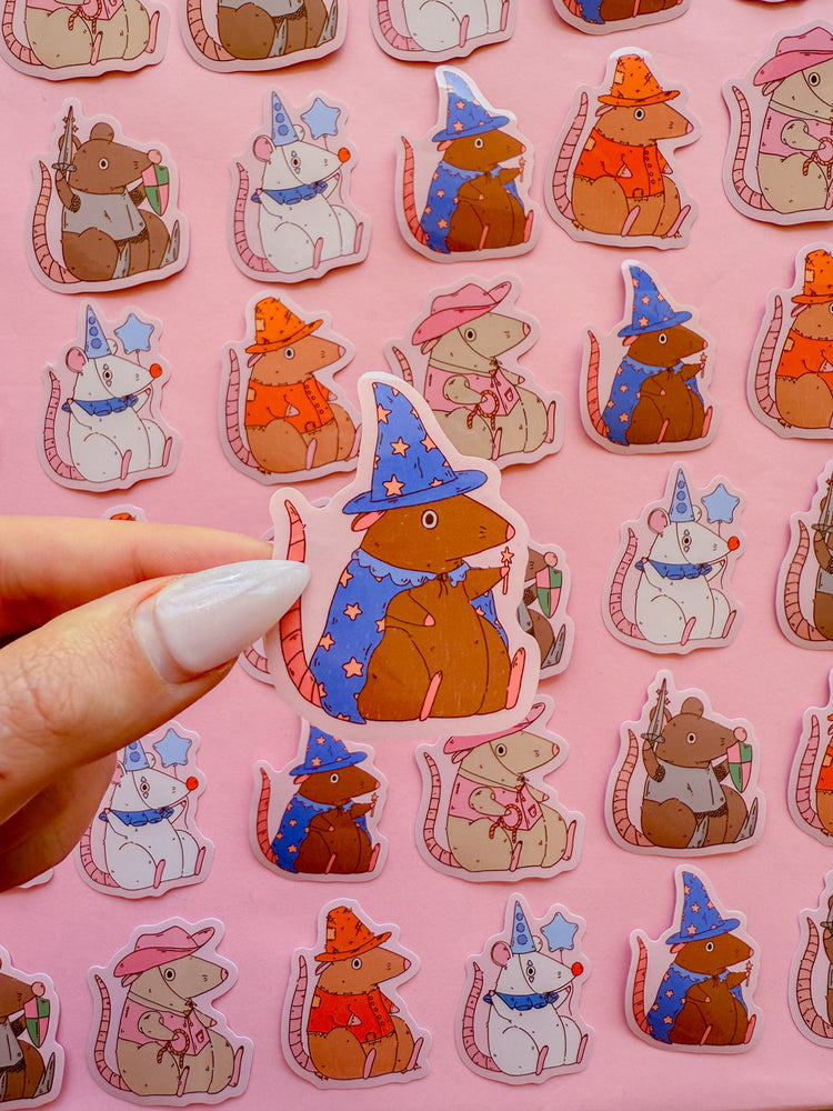 Wizard Rat Sticker