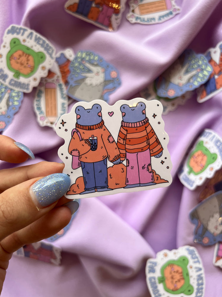 Froggie Friends Sticker
