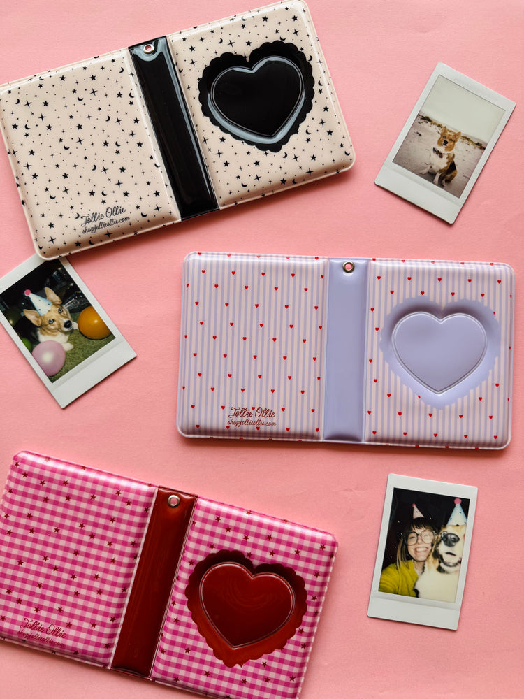 Hearts & Stripes Mini Photo Album