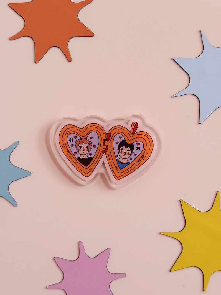 Heated Rivalry Acrylic Fridge Magnet