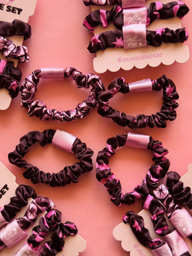 Maroon Scrunchies Set