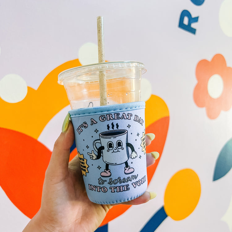 Screaming Into the Void Coffee Sleeve