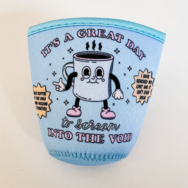 Screaming Into the Void Coffee Sleeve