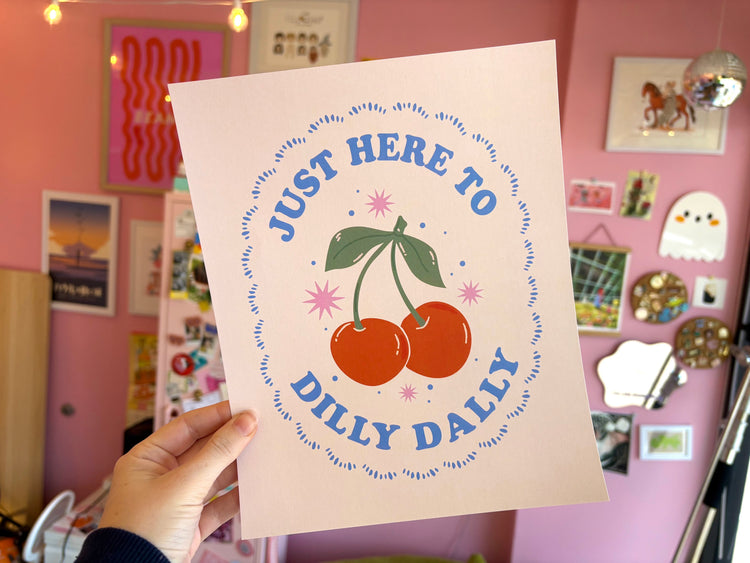 Cherry Dilly Dally 8x10 Print