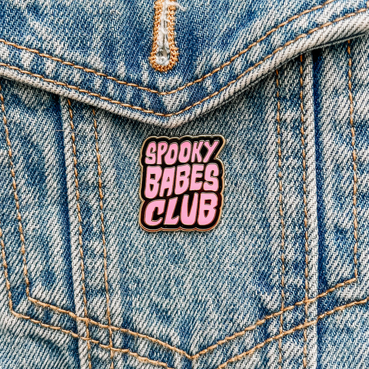 Spooky Babes Club Enamel Pin