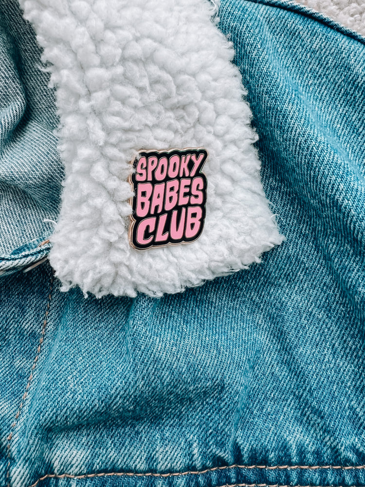 Spooky Babes Club Enamel Pin