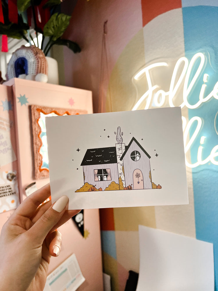 Haunted Little House Print