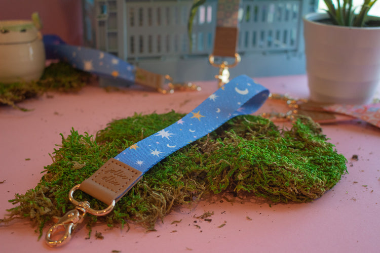 Blue Starry Sky Lanyard